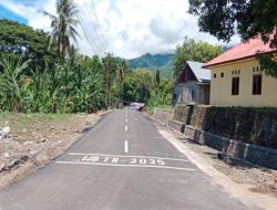 Peningkatan Infrastruktur Jalan HRS Hot Rolled Sheet Simpang Wae Rebo-Batas Kabupaten Manggarai Barat Tuai Apresiasi Warga