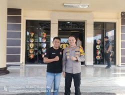 Kapolres situbondo terima audensi lpk jatim bersama aliansi aktivis situbondo bersatu.