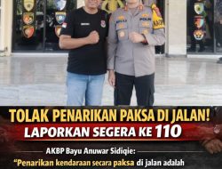 Ketua lsm lpk jatim  apresiasi komitmen kapolres  menindak debt collector