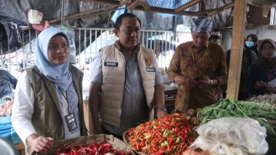 Satgas Pangan Banyuwangi Sidak  Pasar Tradisional  