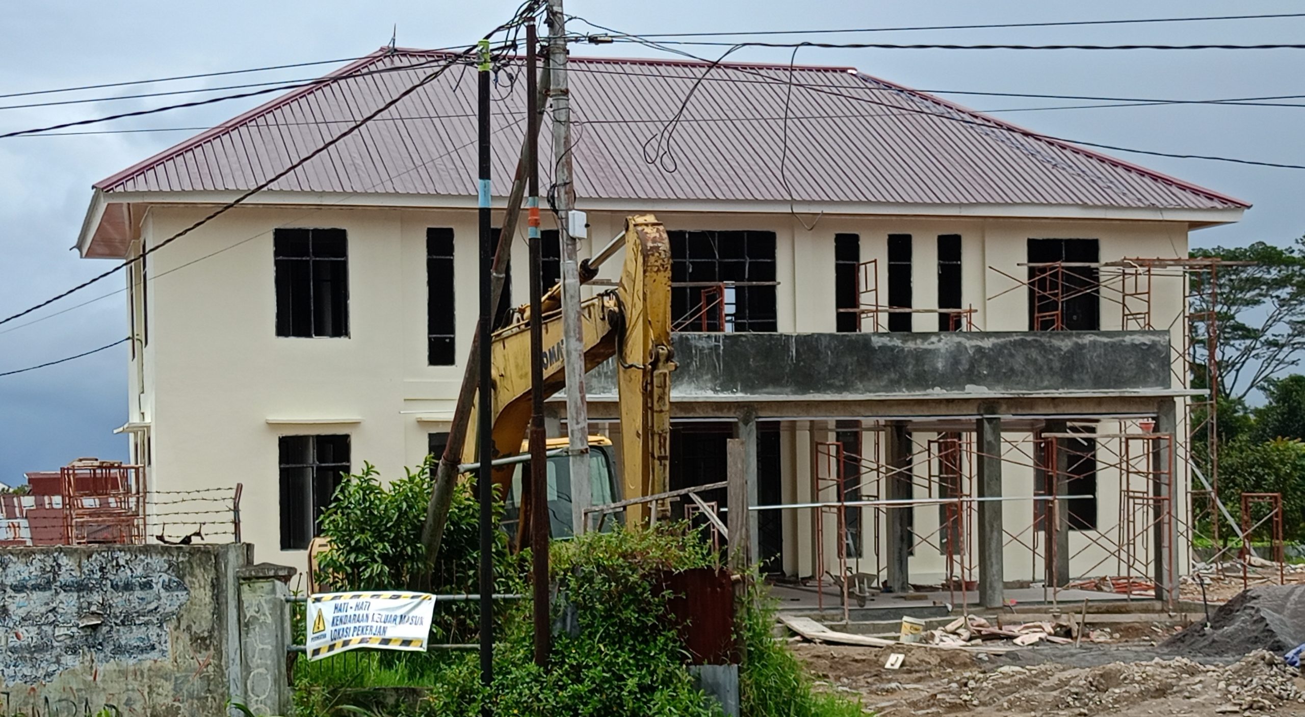 Gedung baru Kantor UPT Samsat Ka-Redong
