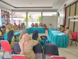Pemerintah Kecamatan Wongsorejo Gelar Rakor Bahas Lingkungan Kebersihan Hingga Pajak 