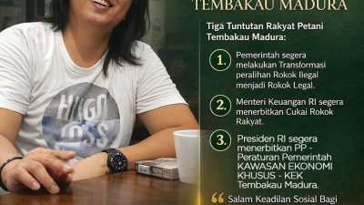 Gus Lilur Apresiasi Menkeu Purbaya, Dorong Transformasi Rokok Ilegal dan Percepatan KEK Tembakau Madura