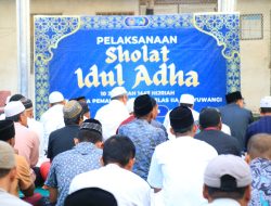 Salat Iduladha di Lapas Banyuwangi, Warga Binaan Diajak Petik Hikmah Keikhlasan